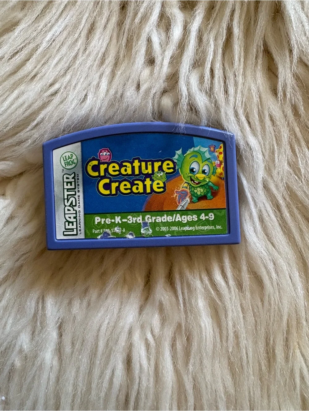 Leap Frog Leapster 1 or 2 Learning Game Creature Create Leapfrog Cartridge